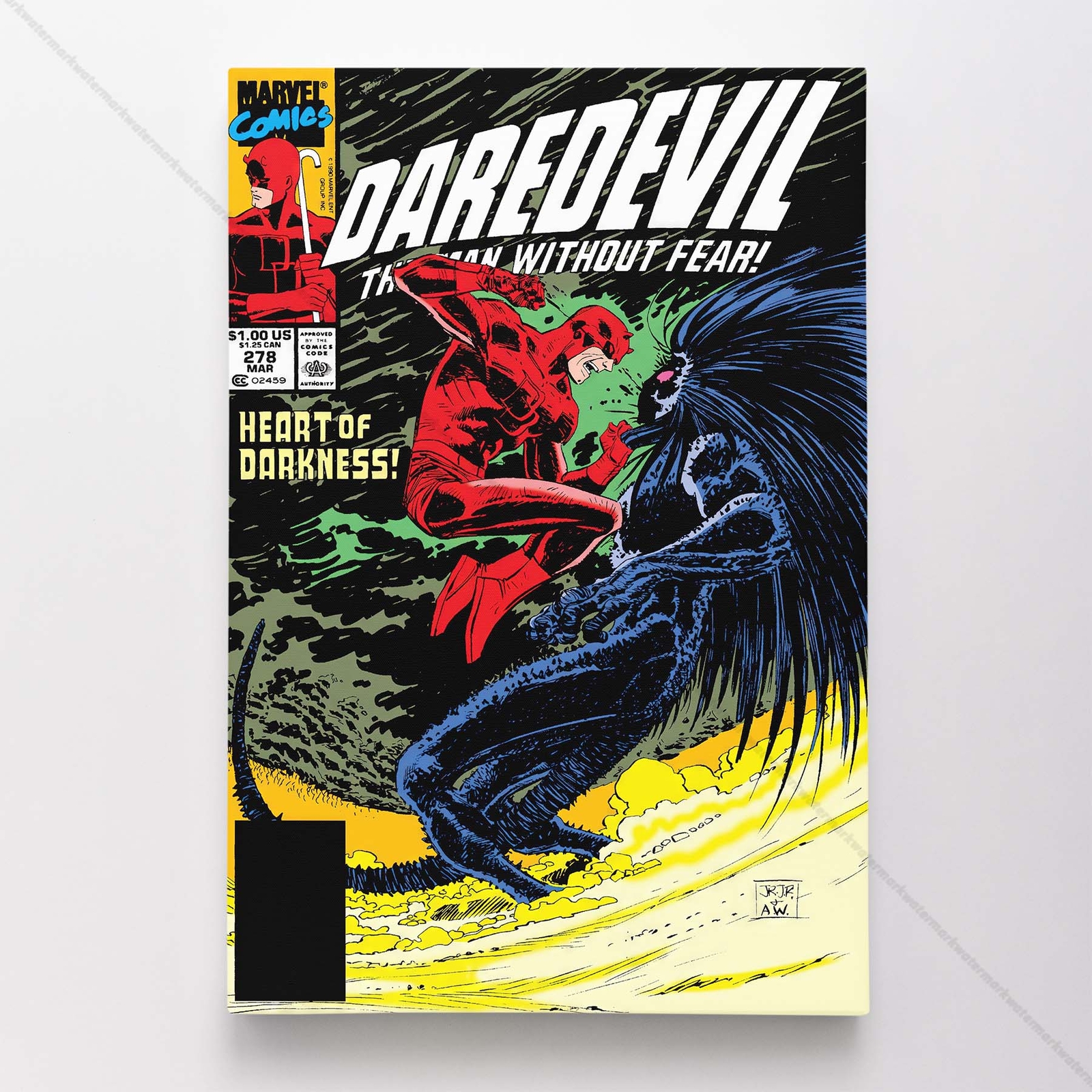 Daredevil Poster Canvas Vol 1 #278 Comic Book Art Print