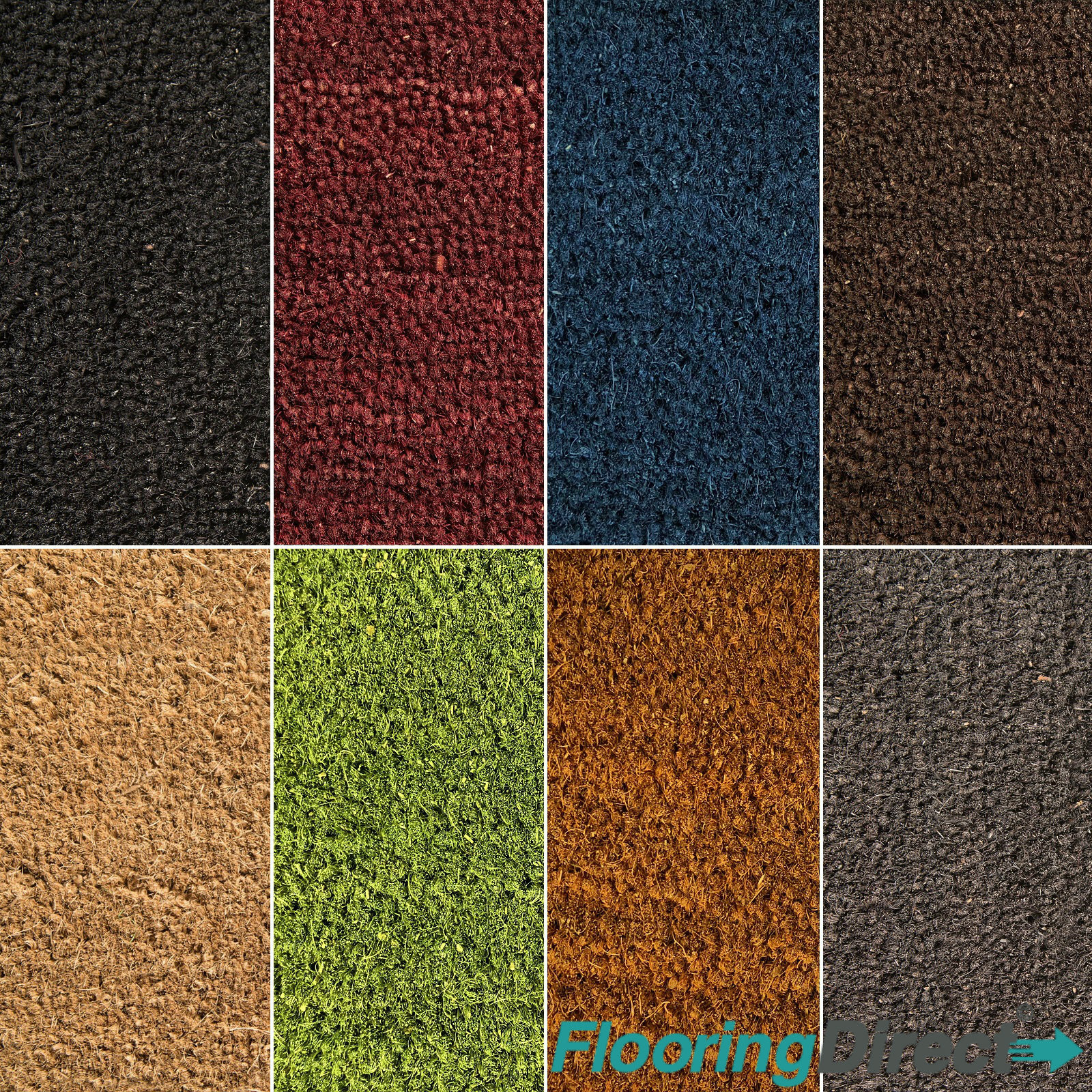 Heavy Duty Natural Coconut Coir Reception Entrance Door Mat Matting All