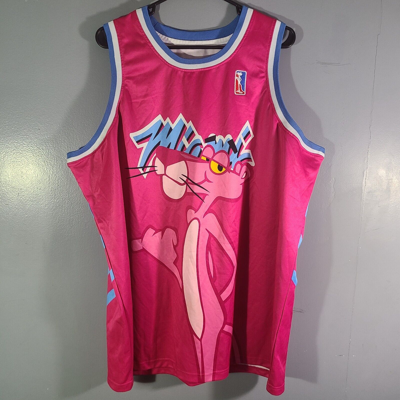 Pink Panther NBA Miami Vice Basketball Jersey Women's Sz