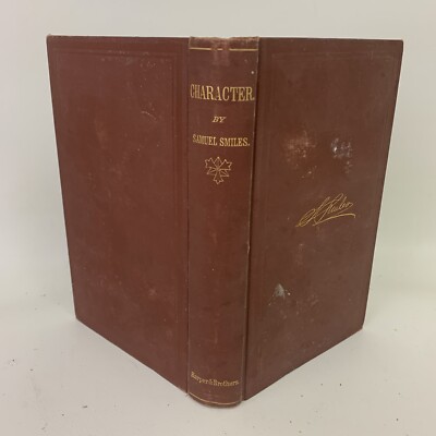 Character Hardcover Book 1876 By Samuel Smiles Harper And Brothers .