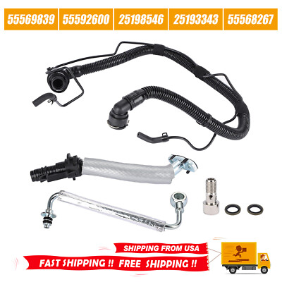 Oil Return Pipe & Oil Feed Line & TURBO PCV For Chevy Cruze Sonic Trax 1.4L