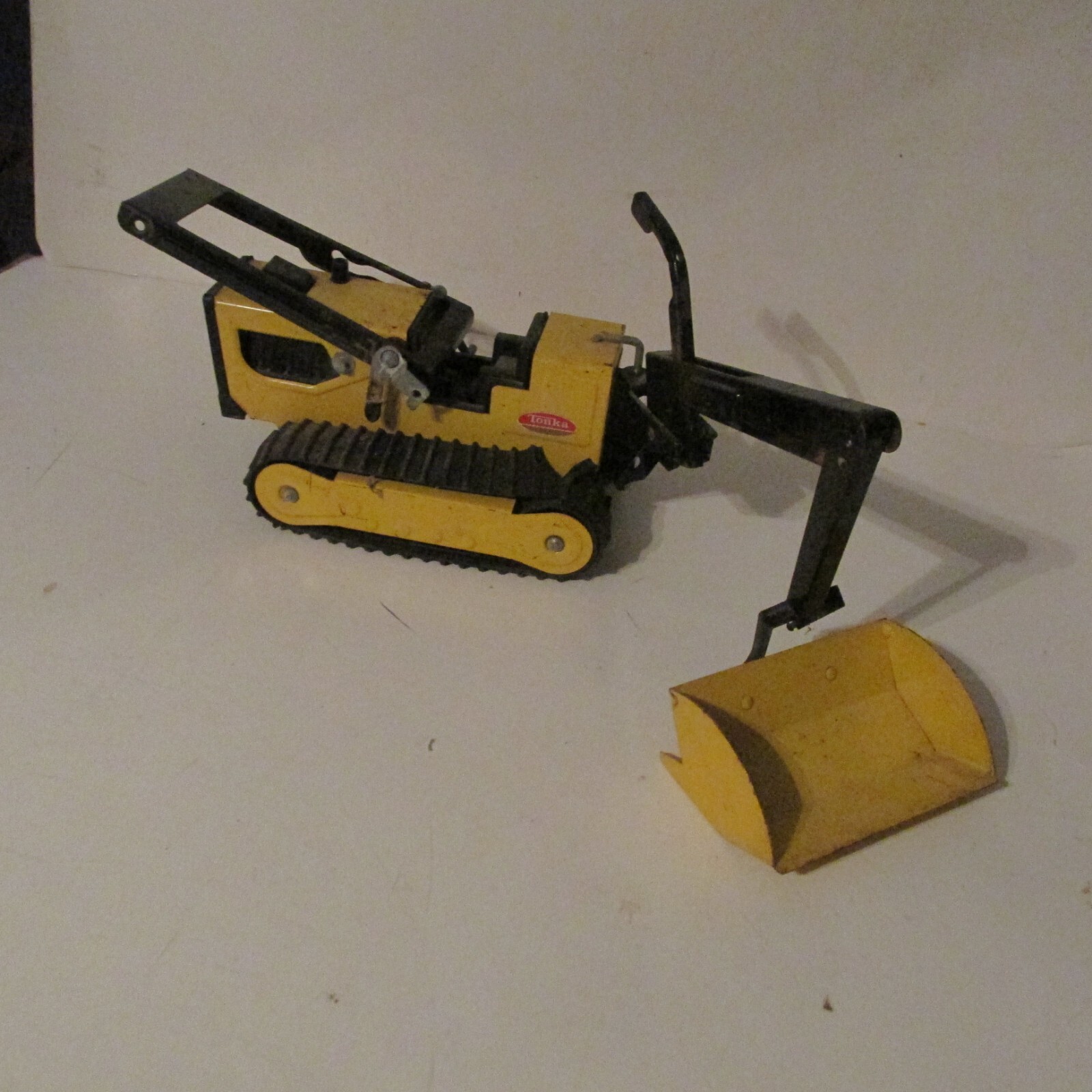 Vintage Tonka Truck Mighty Diesel Excavator Steel Backhoe | eBay
