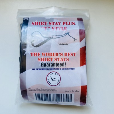 World's Best Shirt Stays from Shirt Stay Plus - Made in USA (Y-Style, Select ...