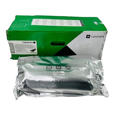 Genuine Lexmark 72K0FK0 Black Return Program Developer and PC Unit Combo Pack