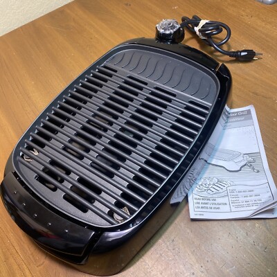 Hamilton Beach HealthSmart Black Indoor Outdoor Grill 31605A STEAKS BURGERS VEG