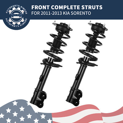 Set of 2 For 2011-2013 Kia Sorento Front Quick Complete Struts w/ Coil Springs