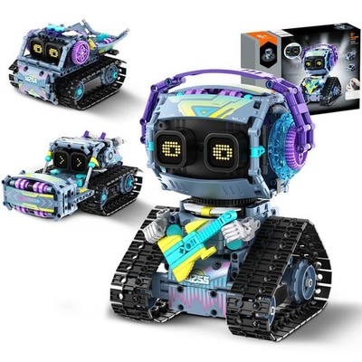 3-in-1 Roboter Bauset für Kinder ab 6-12 Jahren | Programmierbarer Gitarrist,...