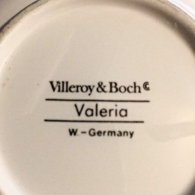 Villeroy and Boch Valeria Coupe Cereal Bowl, Blue & White Flowers