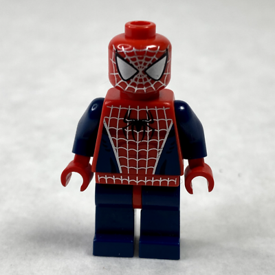 LEGO Spider Man Toby Maguire Minifigure 2004 Super Heroes Blue