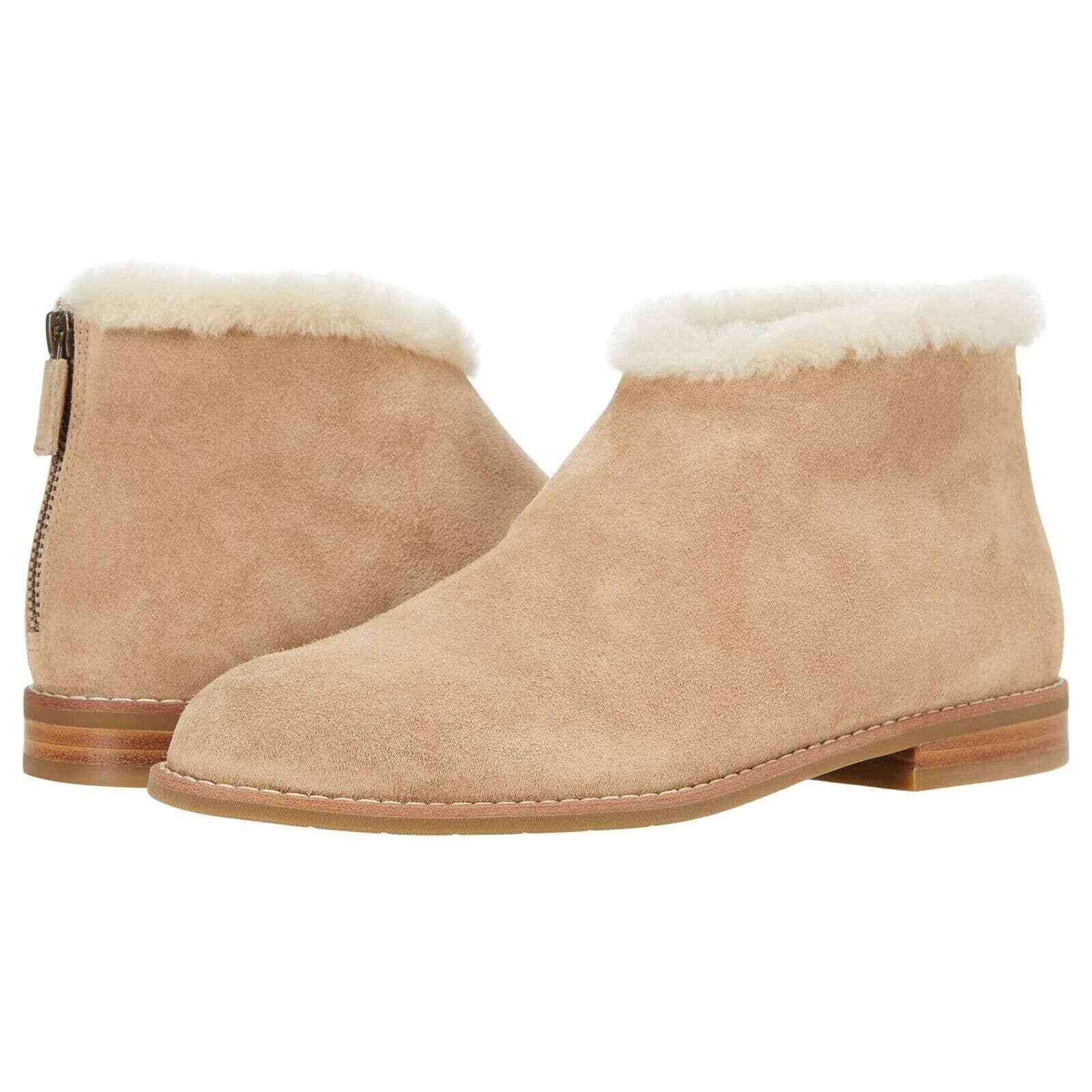 

Eileen Fisher Drift Biscuit Sport Suede Biscuit Tan женские США 6, Коричневый