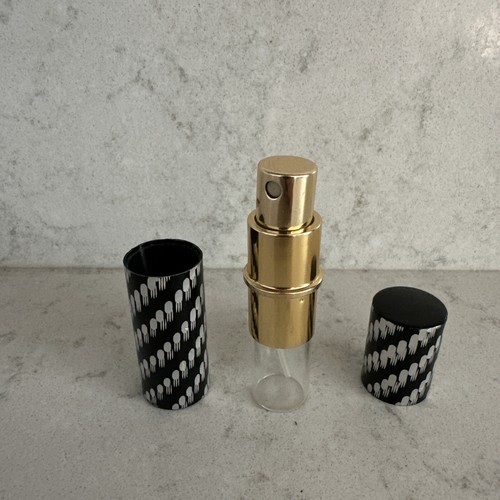JERDON INC NYC - " GIRAFFE ATOMIZER " - VINTAGE - SILVER & BLACK COMET