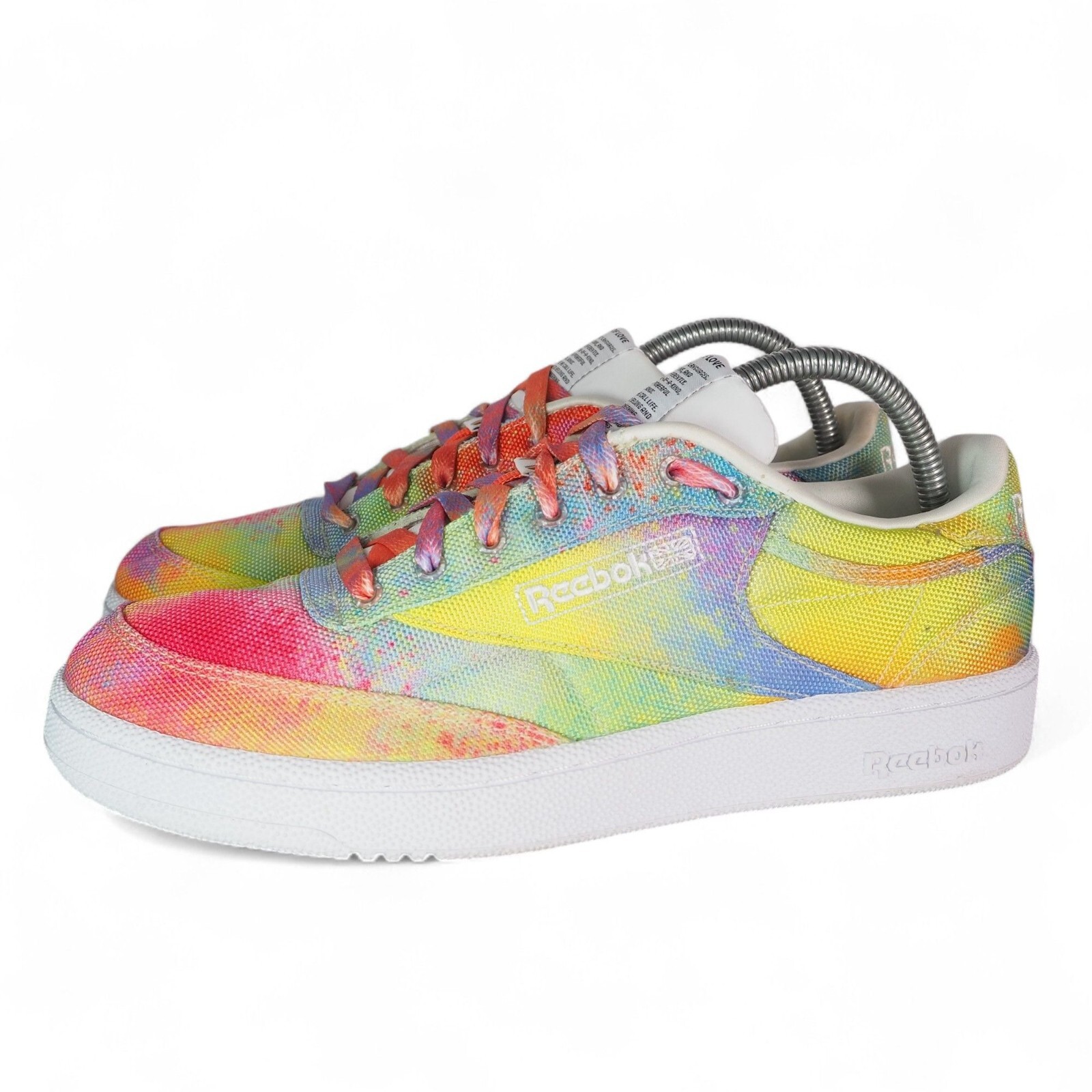 Reebok Club C 85 'Pride 2020' Multicolor Tie Dye FX4772 Men's 8.5 Women's 10