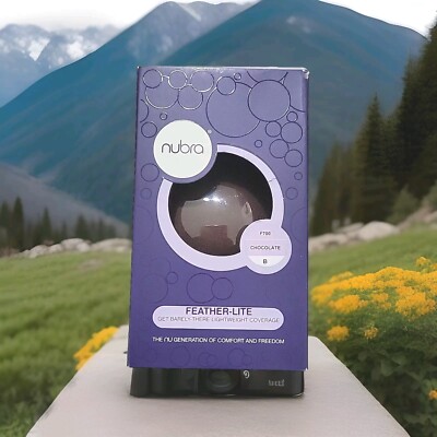 NuBra Feather Lite Super Light Adhesive Strapless Bra (F700) CHOCOLATE (B) $162.