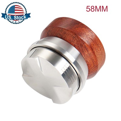 58mm Coffee Distributor Leveler Espresso Distribution Tool Adjustable Depth