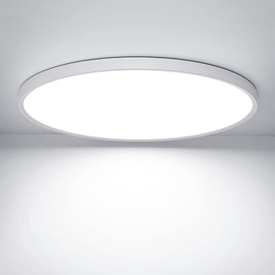 LED Panel Ceiling Light Ultra Thin Flush Mount Kitchen Home Kitchen Fixture Lamp