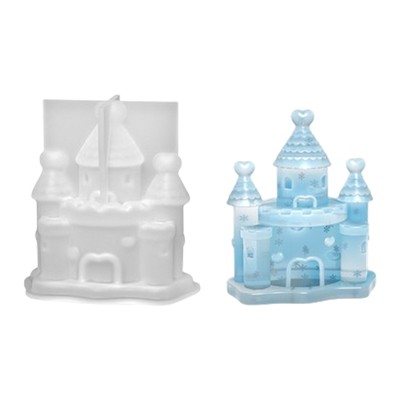 Castle Fondant Mold for Birthday Cake Fairytale Chocolate Candy Sugar Craft DIY
