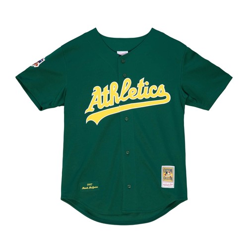 

MITCHELL - NESS MLB DARK JERSEY OAKLAND ATHLETICS 1997 MARK MCGWIRE, Oakland green