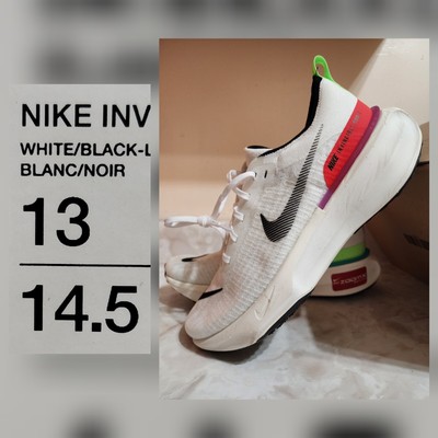 Men's Size 13 Nike ZoomX invincible Run FK 3 SE White / Black Lime FJ1046-100 