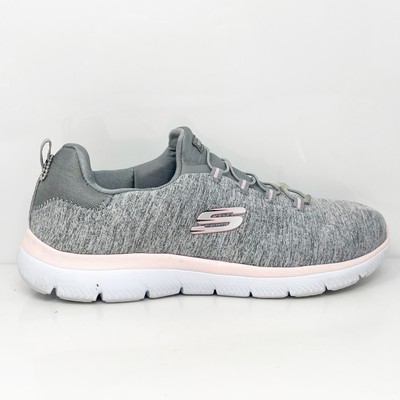 

Skechers Womens Summits Quick Getaway 12983W Серые повседневные туфли Кроссовки Размер 10, Черный, Summits Quick Getaway
