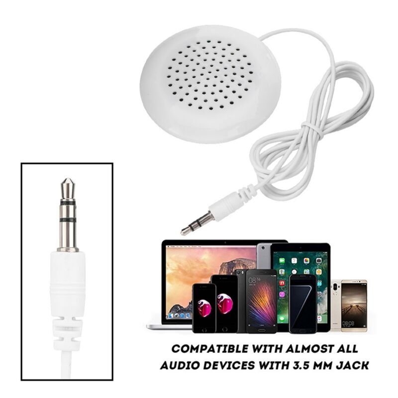 DIY Pillow Speaker 3.5mm Mini Stereo Speaker for MP3 Phone