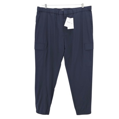 NWT THEORY Men's Cargo Pants Eclipse Blue Skiv Roscoe Wool Blend Size XL