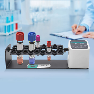 Digital Long Axis Rotating Mixer Shaker Tabletop Chemical Tube Mixer 20-80RPM