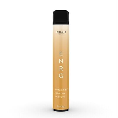 800 Breaths: Premium Energy Wellness Inhaler Mango Flavour | Inhale Vitamins
