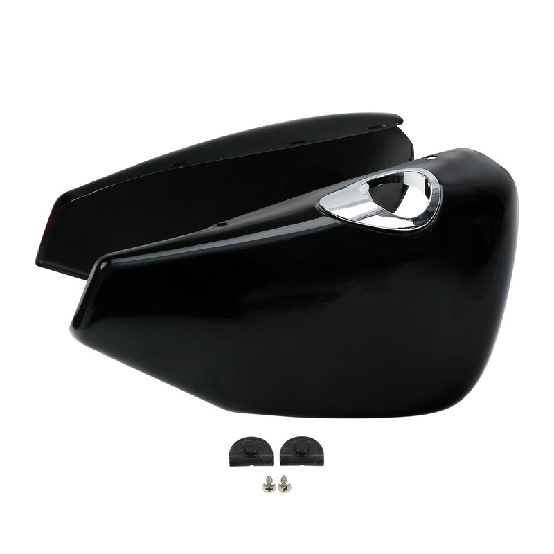 Left Right Side Battery Cover Fit For Harley Sportster XL883 1200 Custom 48 72