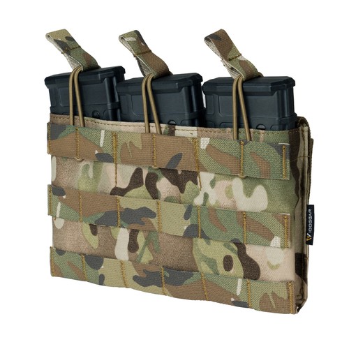 8FIELDS Dreifach-Magazintasche Für Airsoft - Modular, Offenes Oberteil Für 5.56 M4/AR-15 Magazine