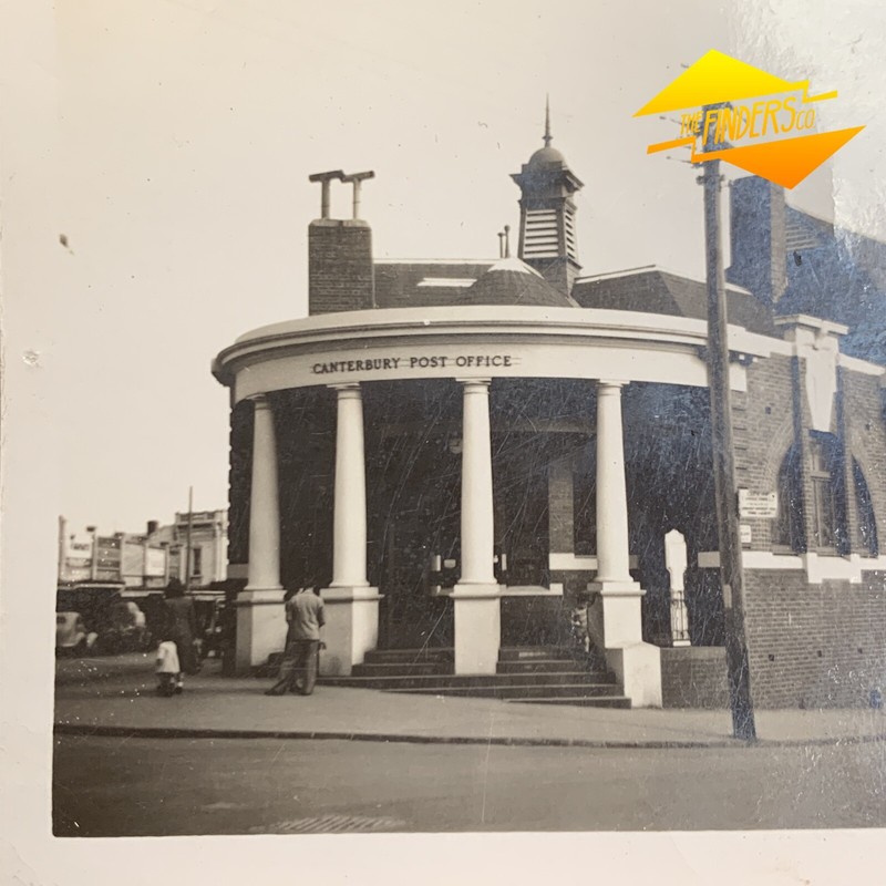 VINTAGE c.1930's CANTERBURY POST OFFICE REAL PHOTOGRAPH VICTORIA PMG