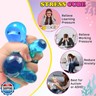Squishy Stress Cube Fidget Toys Adults - Glow in The Dark Sensory Toys for Kids with Autism Stress Balls for Kids Teens Squeeze Toys for Anxiety Stocking Stuffers for Grandkids
