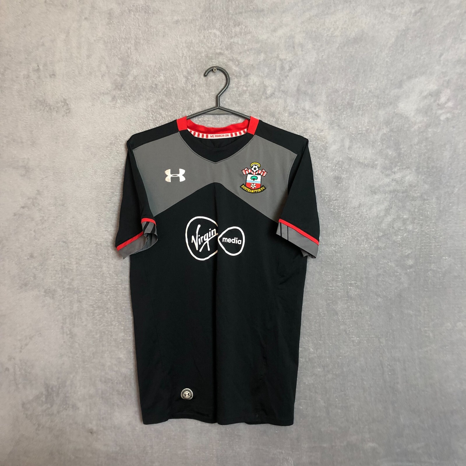 16/17 UNDER ARMOUR × Southampton Shirts Southampton Home football shirt 2016 - 2017 Under Armour