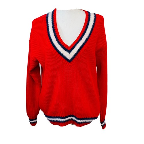 売れ筋商品|||ミッソーニ ニット&セーター レディース アウター V NECK - Jumper - dark red ミッソーニ(Missoni) レディースニット・セーター | 通販・人気