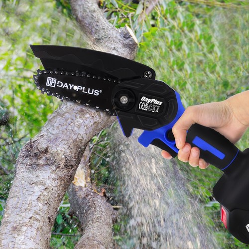 4inch One-Hand Saw Electric Chain Saw Wood Cutter Chainsaw Woodworking Brushless