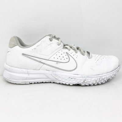 

Nike Mens Alpha Huarache Varsity AO795-101 Белая повседневная обувь Кроссовки Размер 9, Белый, Alpha Huarache Varsity