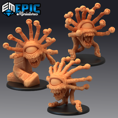 PSIONIC TYRANT, Dungeons and Dragons Miniatures, D&D Fantasy Eye Monster