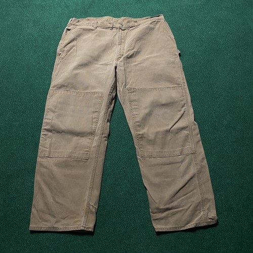 Vintage 60S Oshkosh Bgosh Pants Mens 40 Brown Canvas Double