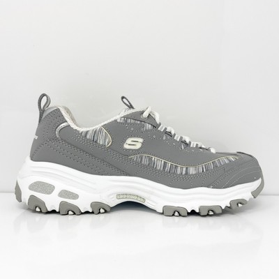 

Skechers Womens D Lites Interlude 11978 Серые повседневные туфли Кроссовки Размер 6.5, Серый, D Lites Interlude