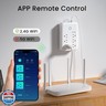 GHome Smart Plug Outlet Extender, USB Wall Charger with 3 Individual Smart Outlets and 3 Smart USB Ports, Works with Alexa Google Home, Surge Protector Plug Extender for APP Control,15A/1800W
