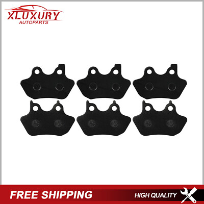 Brake Pads Carbon fiber Front Rear For 2001 Harley Dyna Super Glide Sport FXDX