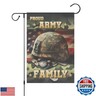 FLAGMEUP8386 Army Family Garden Flag - Patriotic Double Sided 12x18 Inch Military Home Decor with Camouflage and USA Flag Design, All-Weather Polyester for Veterans, Memorial Day and 4th of July