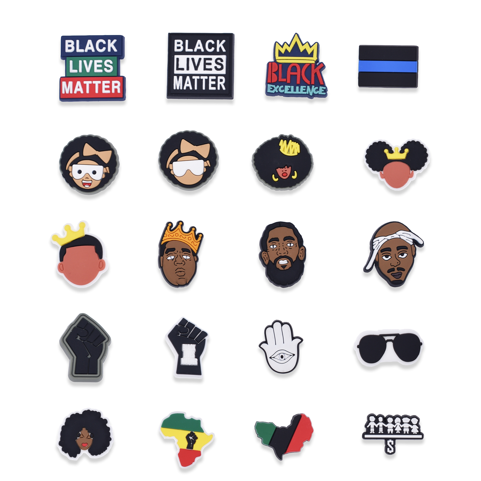 black history jibbitz