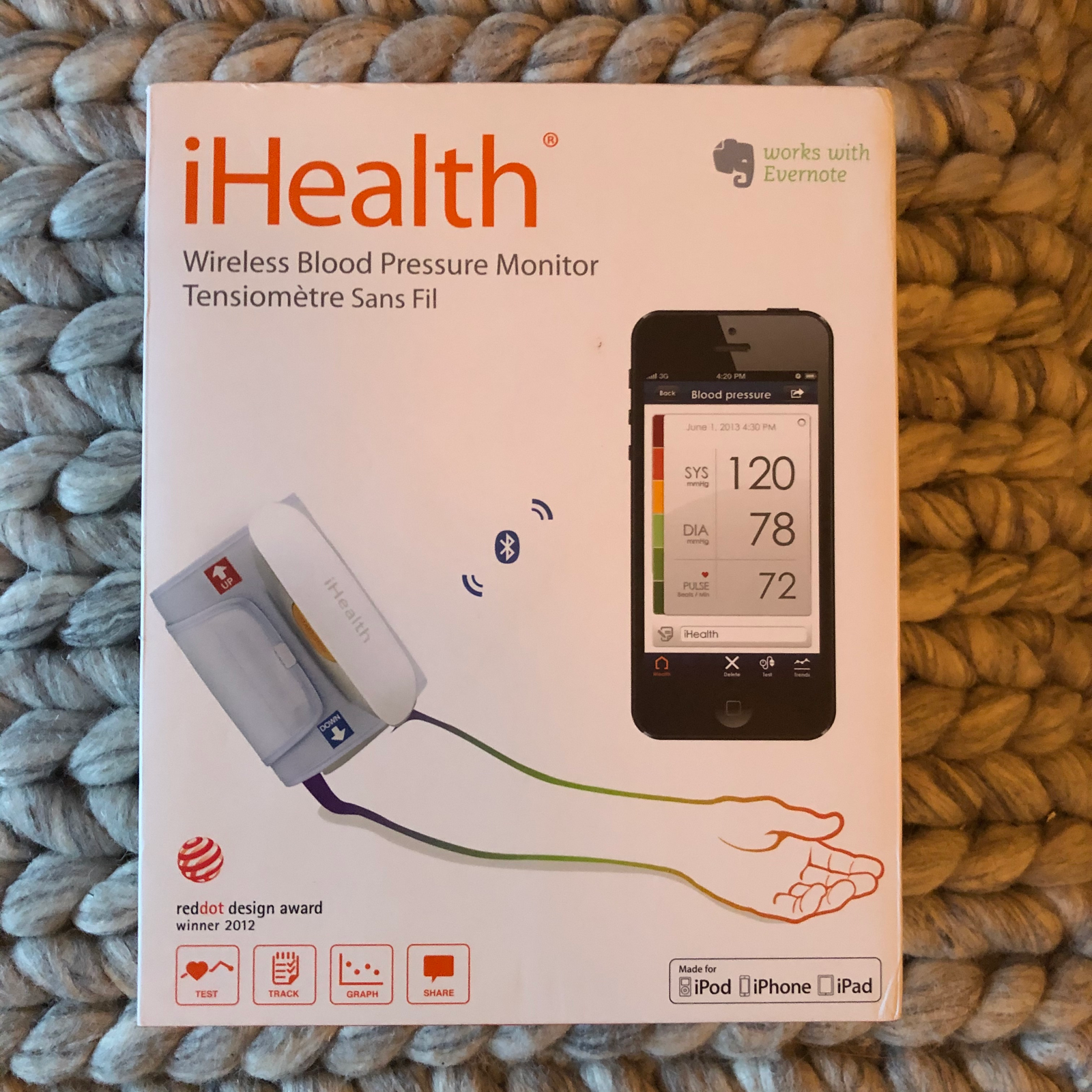 iHealth BP5 Wireless Blood Pressure Monitor, IOS Bluetooth Blutdruck Messgerät 