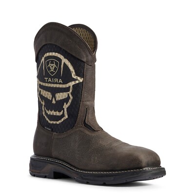 Ariat  Men's Iron Coffee Workhog XT VentTEK Work Boots 10031507