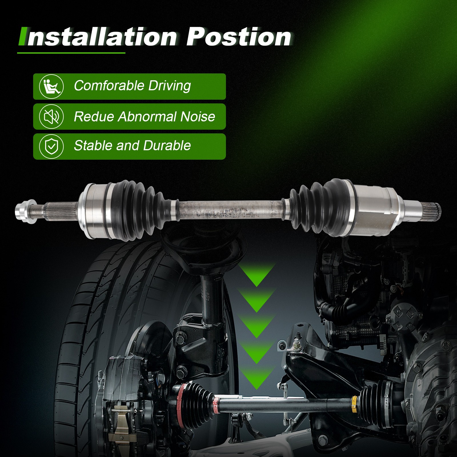 Front Left & Right CV Axle Assembly for Toyota RAV4 2013