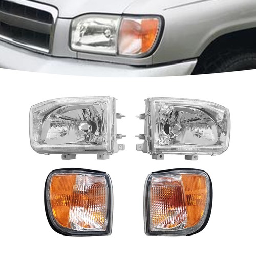 For Nissan Pathfinder 1999-2004 Pair Headlights+Corner