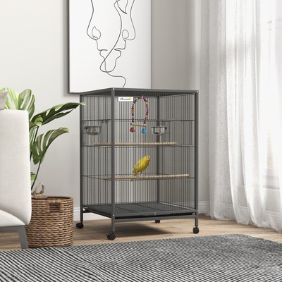 With Stand For Parrots, Lovebirds, Finches, Small Birds - Gr