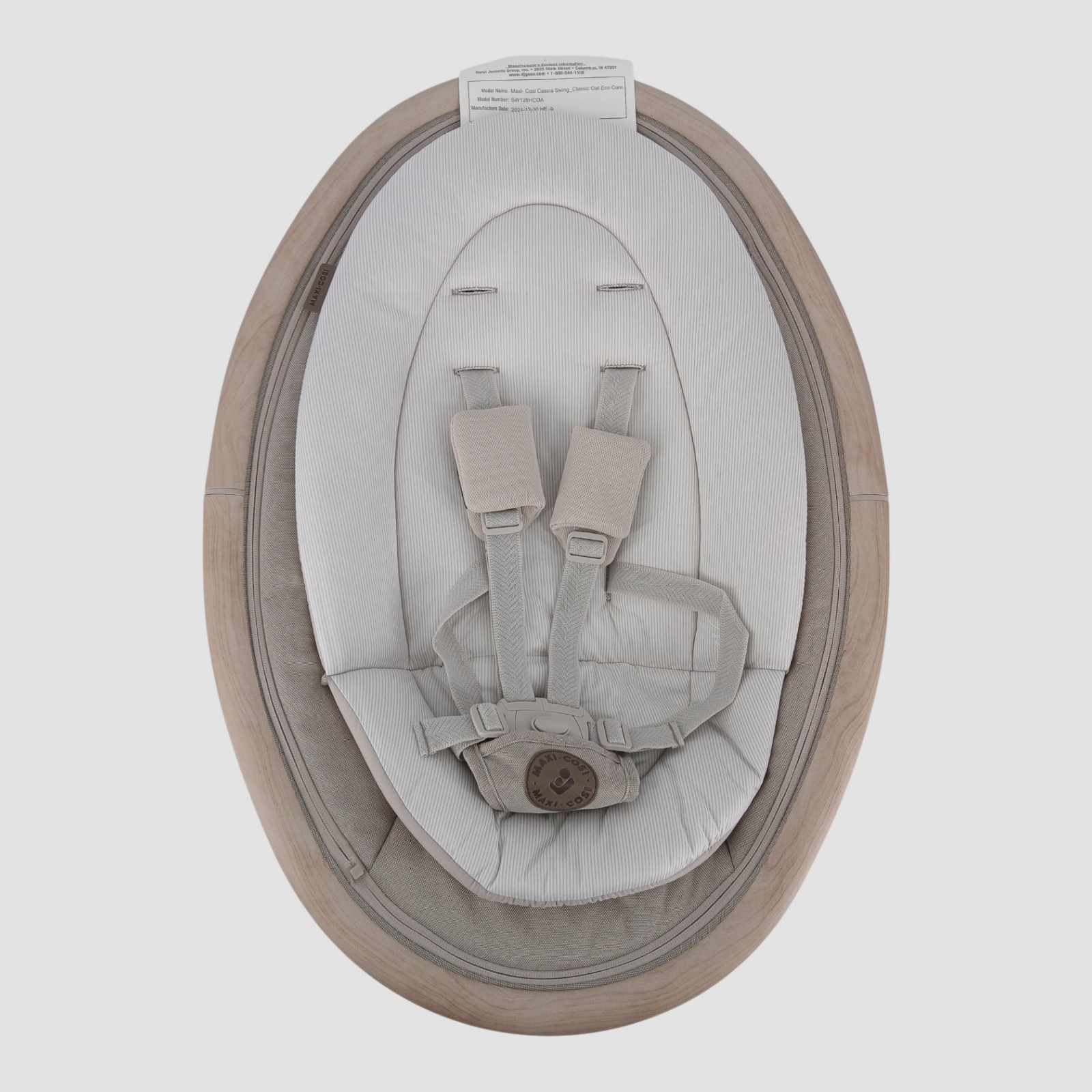 Maxi-Cosi Cassia Baby Swings for Infants: Smart Portable Baby Swing with Music