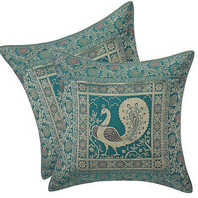 Art Decor Floor Cushion Brocade Jacquard Ethnic Hippie Gypsy Pillow Meditation