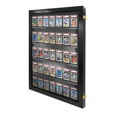 PENNZONI Sports Card Display Case, Holds 30 PSA Graded Sports Cards
